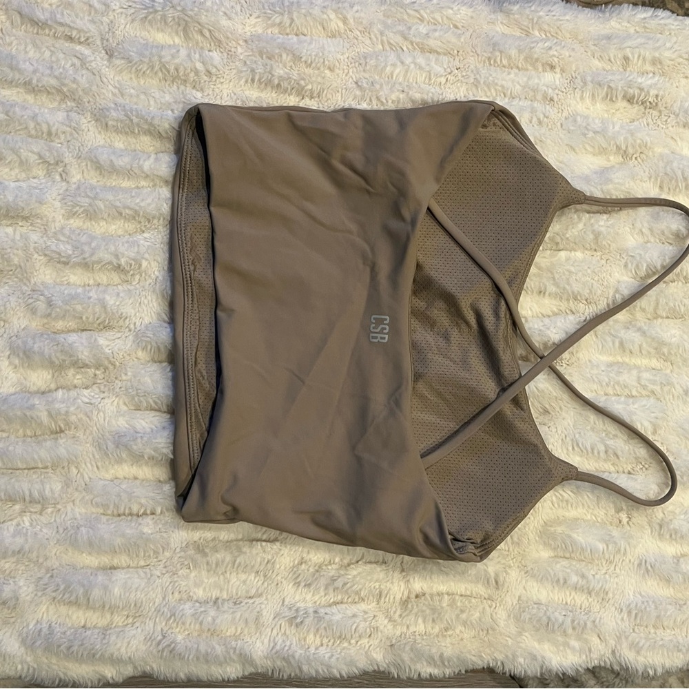 CSB Taupe Sports Bra
